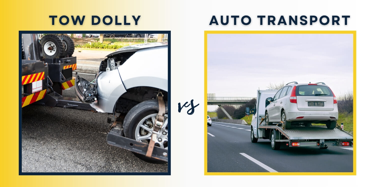 Tow dolly vs auto transport
