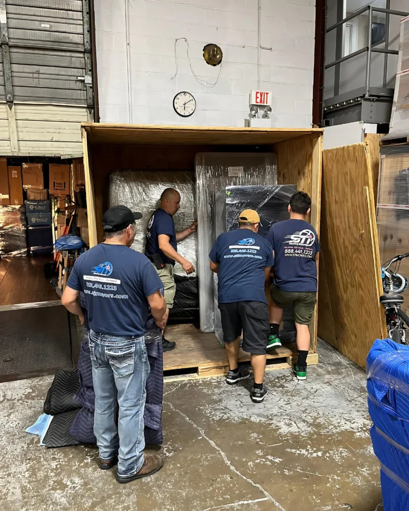 Movers in Tinley Park loading boxes