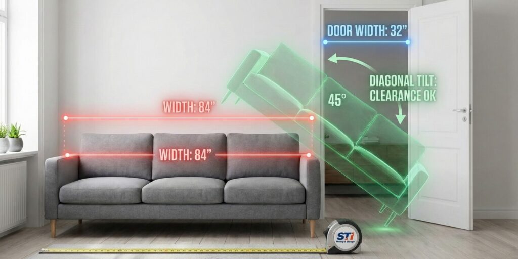 how do you get a sofa through a door