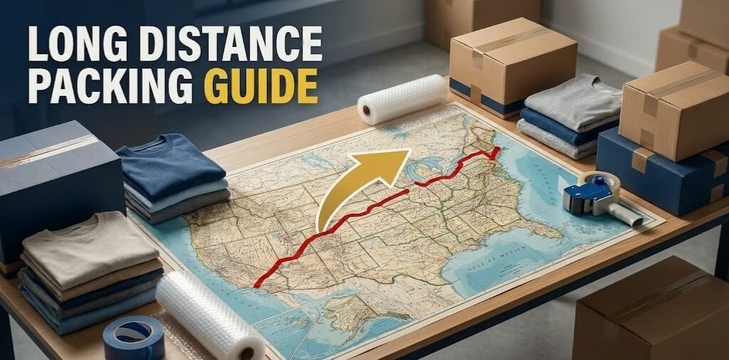 how to pack for a long distance move