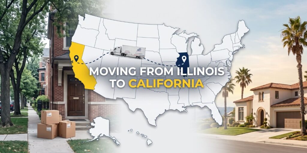 illinois to california​