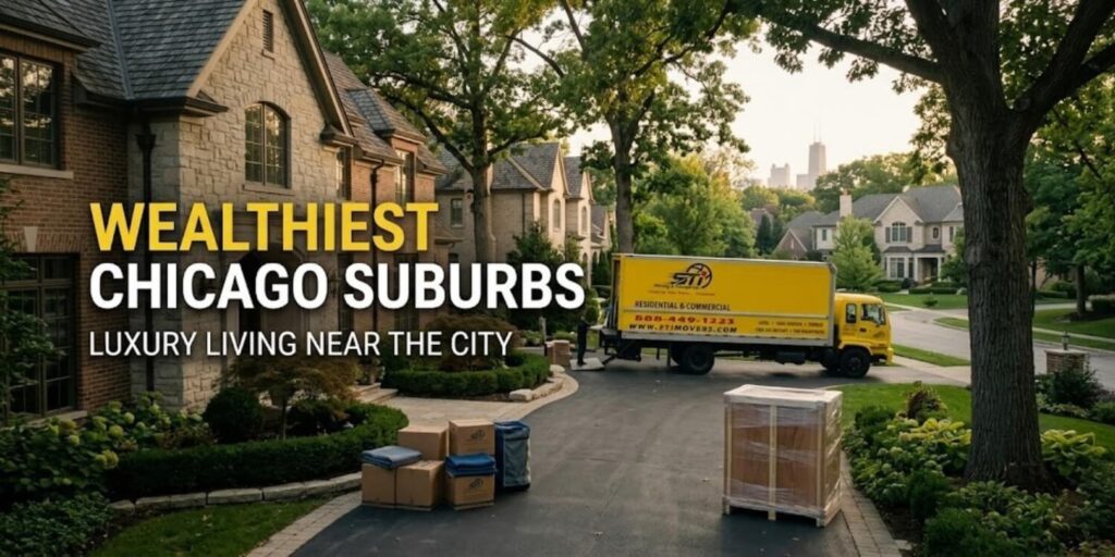 wealthiest chicago suburbs​