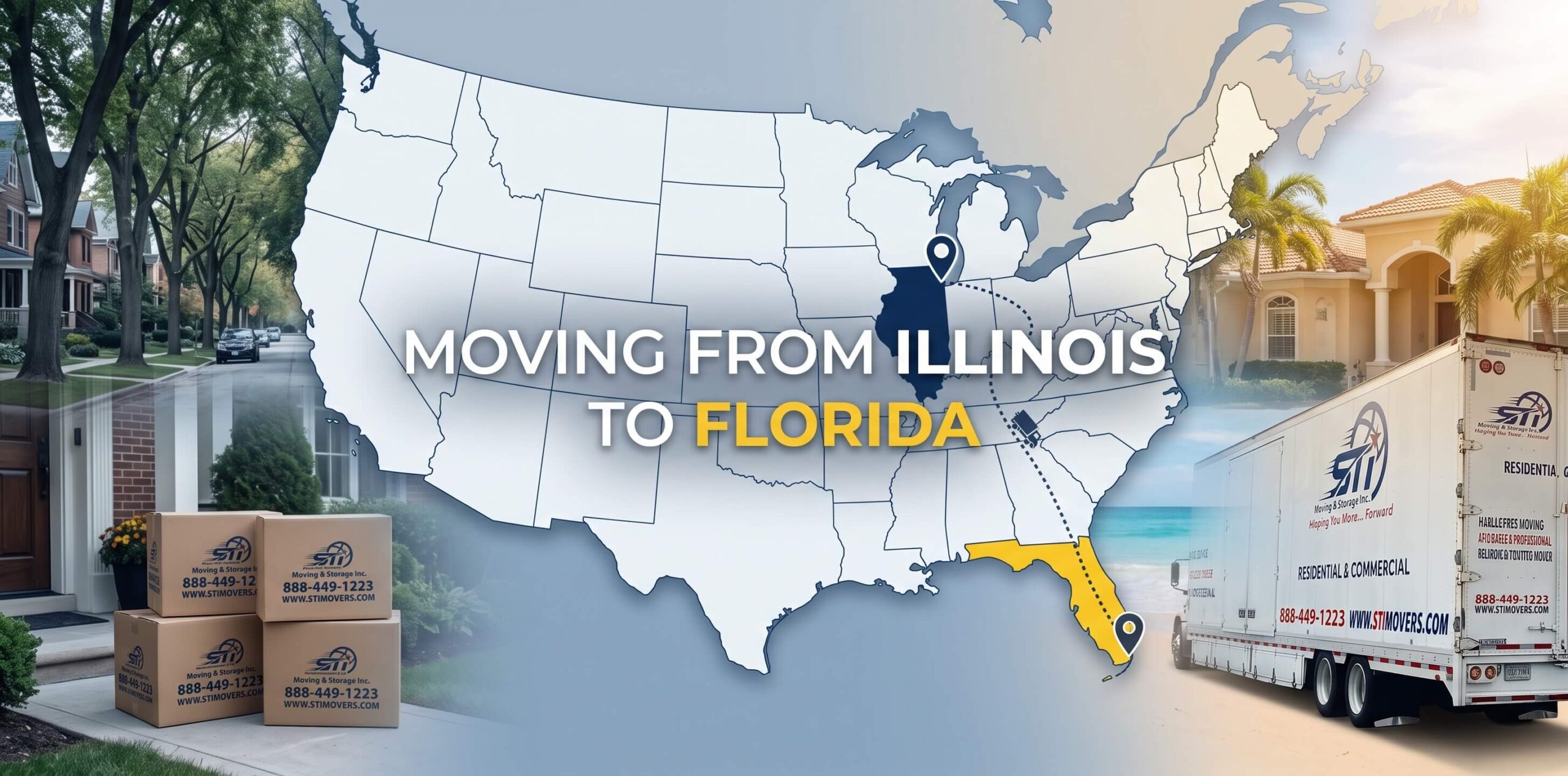 illinois to florida​