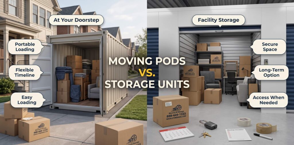 pod vs storage unit